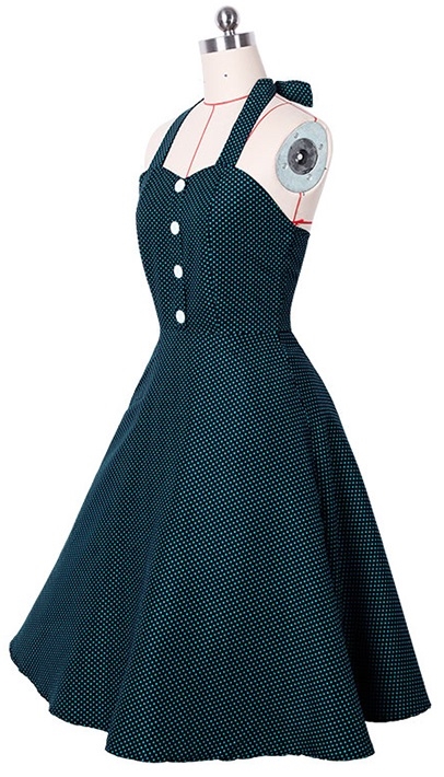 Klassisk vintage kjole